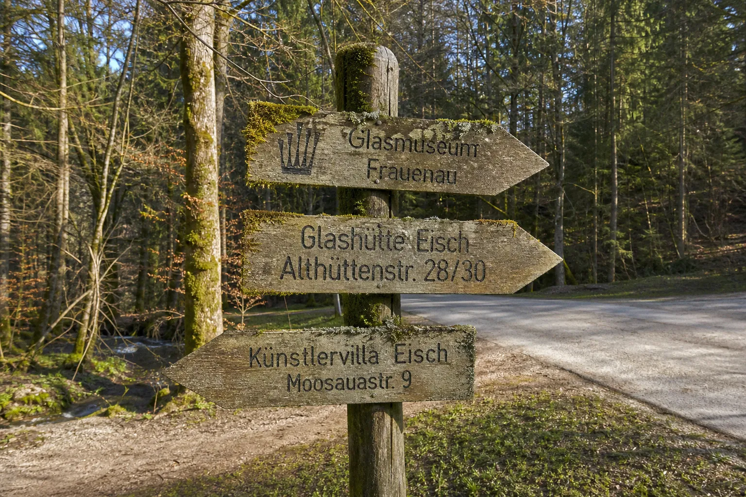Erwin Eisch in Frauenau: Route zu den wichtigsten Stationen