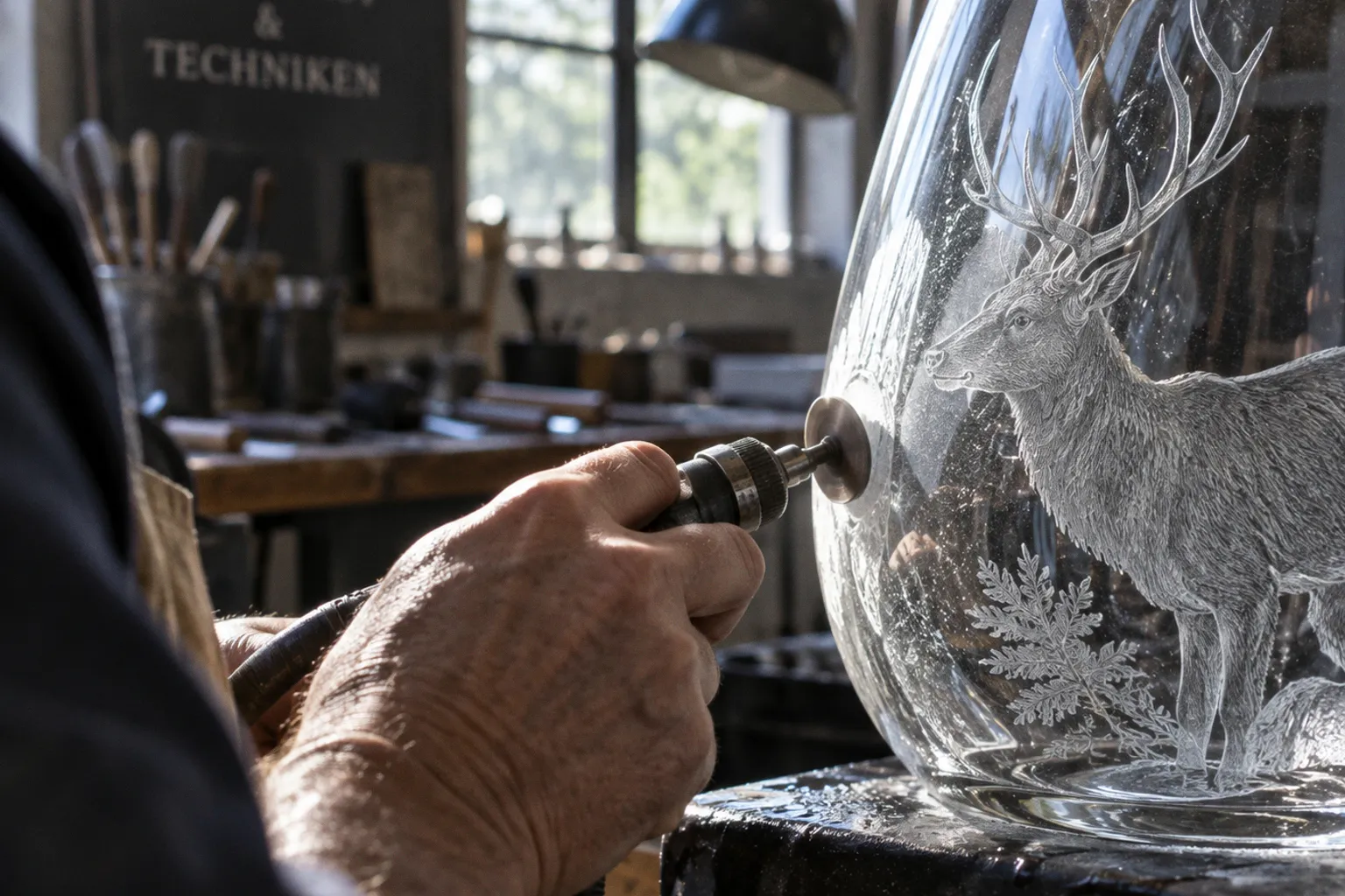 Glasgravur: Woran Sie handwerkliche Qualität erkennen