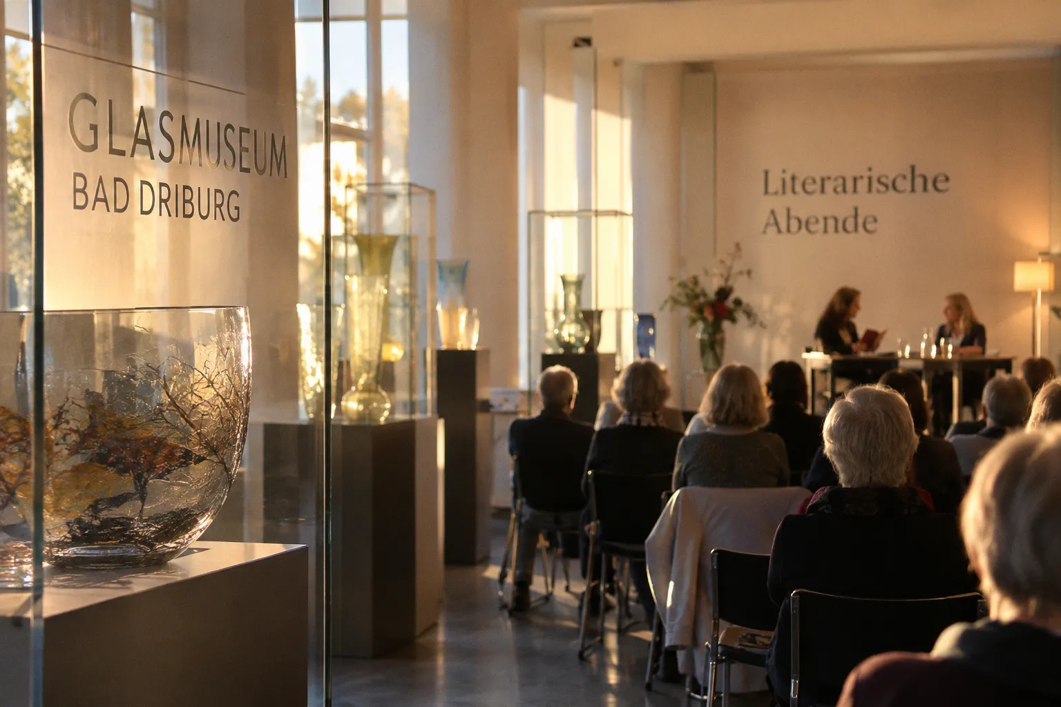 Literarische Abende im Glasmuseum: Zwischen kulturellem Mehrwert und bloßer Kulisse
