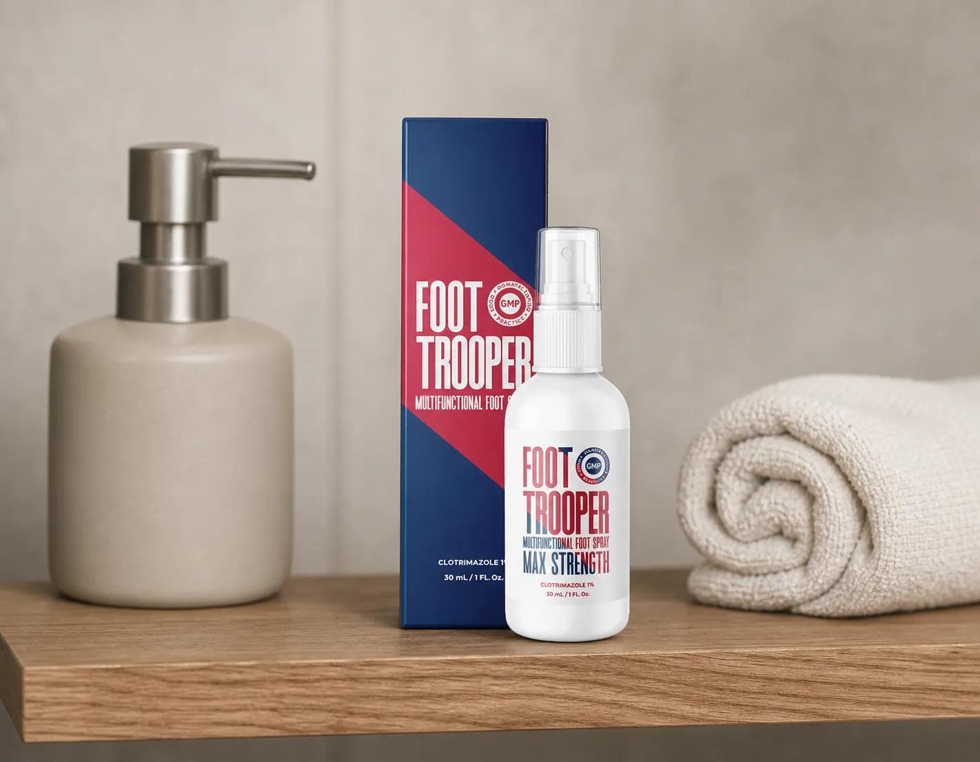 Foot Trooper-fungus remedy — Verpackung im Alltag