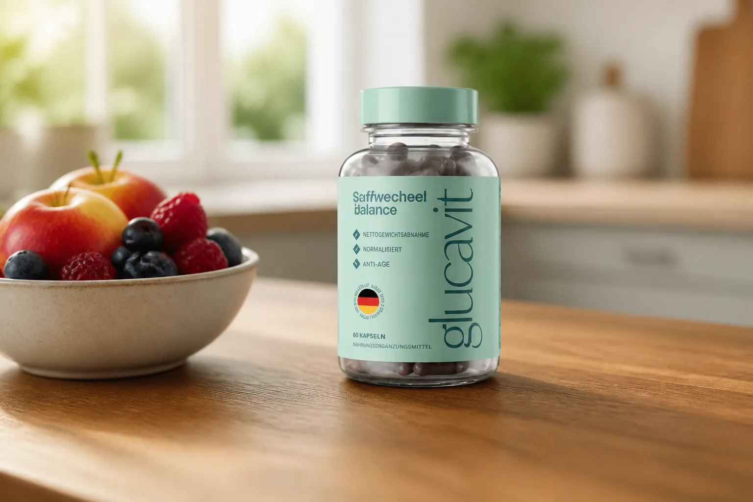 Glucavit — Verpackung im Alltag