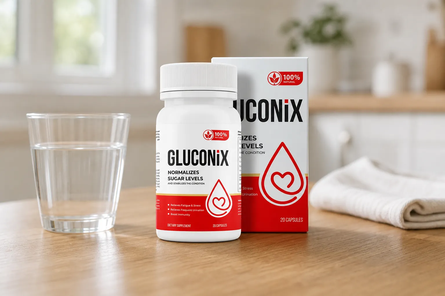Gluconix — Verpackung im Alltag