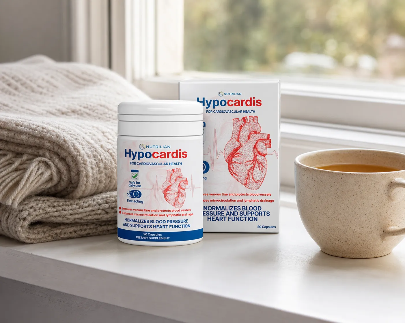 Hypocardis — Verpackung im Alltag