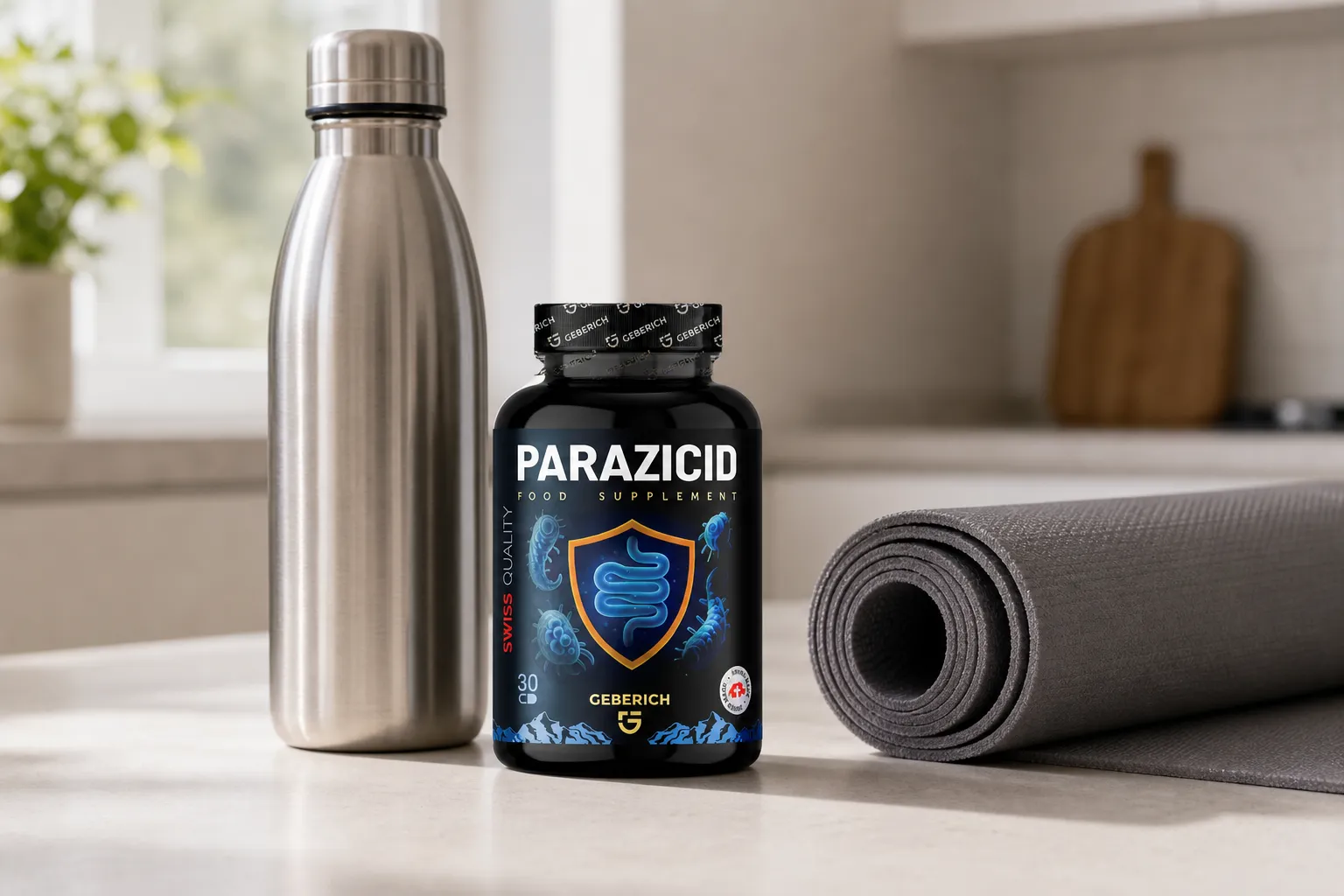 Parazicid — Verpackung im Alltag