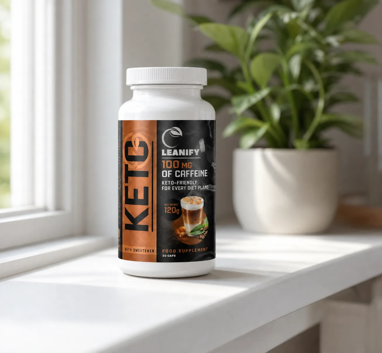 Leanify Keto — Verpackung im Alltag