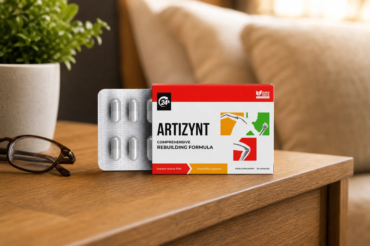 ArtiZynt caps — Verpackung im Alltag