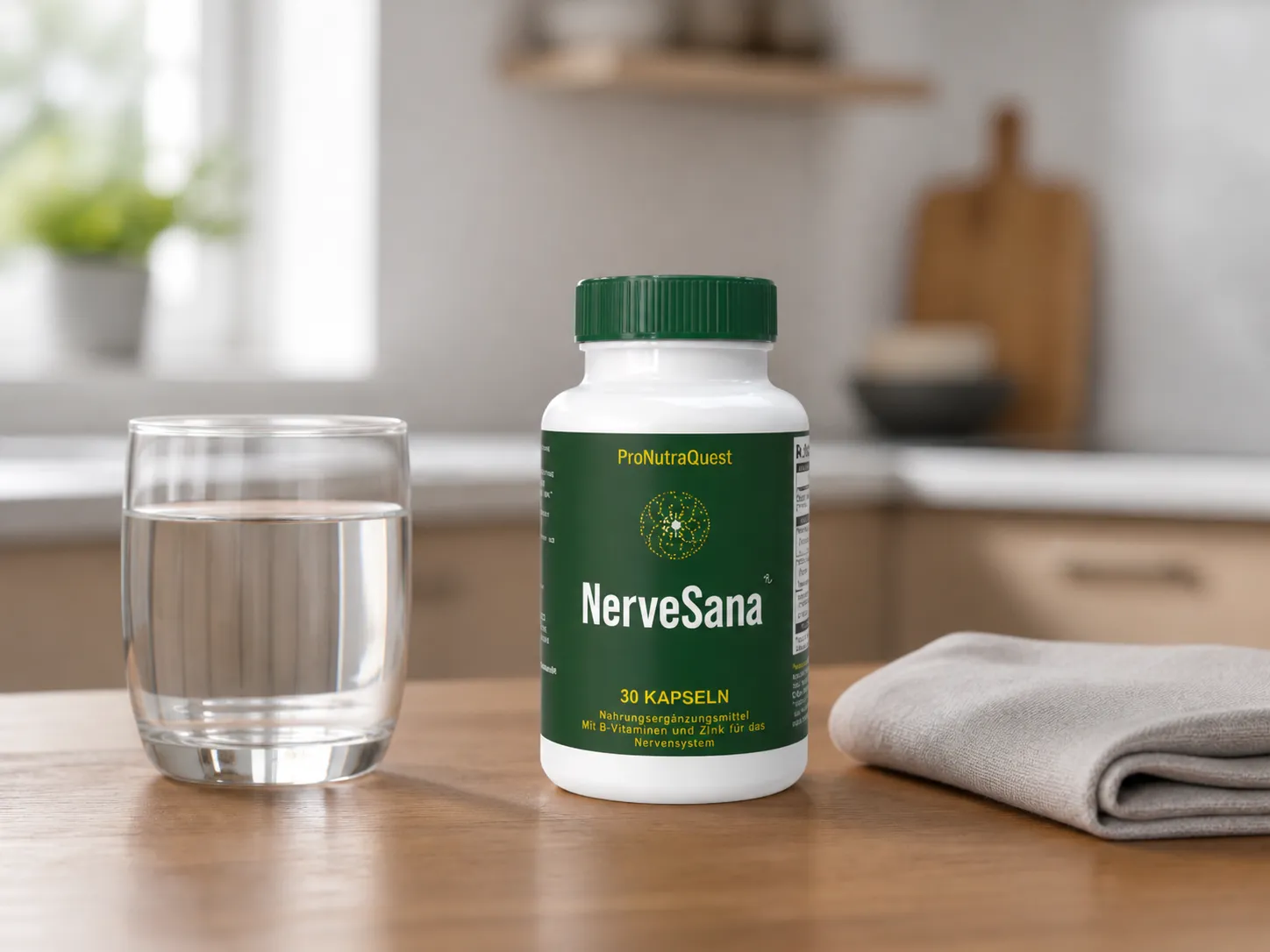 NerveSana — Verpackung im Alltag