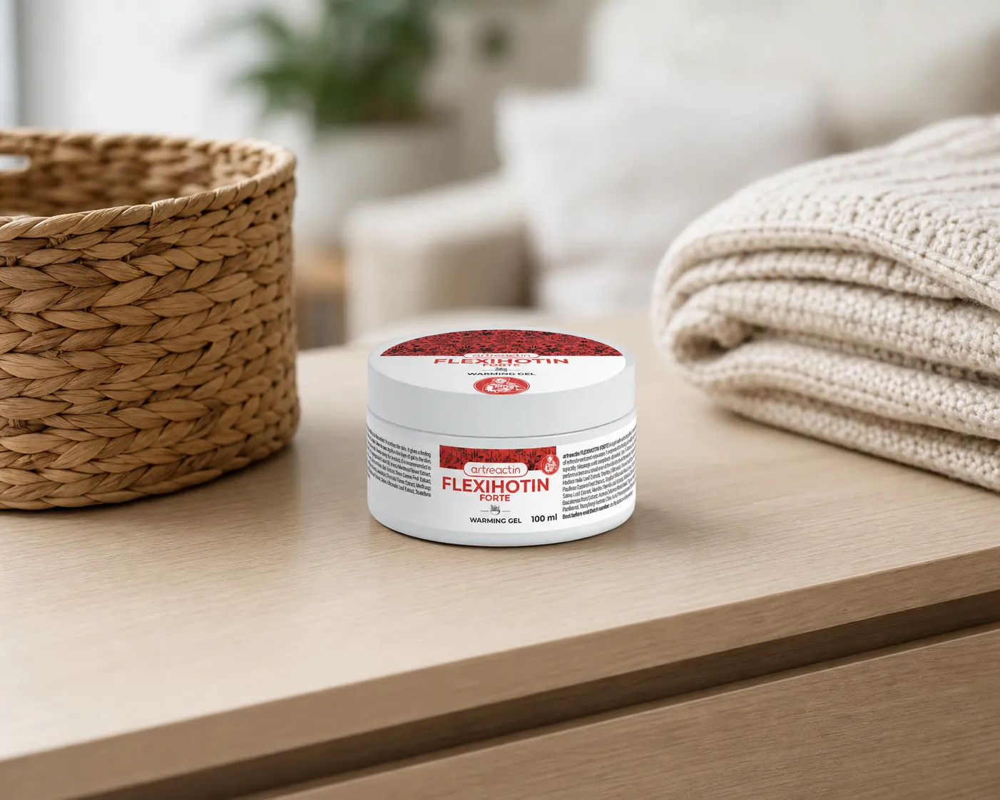 Flexihotin Forte — Verpackung im Alltag